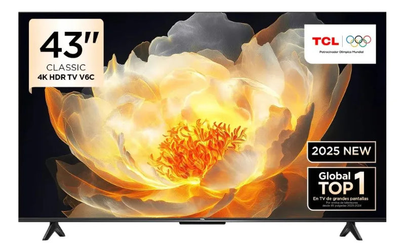 Tv Tcl 43 Pulgadas 109 Cm 43v6c 4k-uhd Smart Tv Google