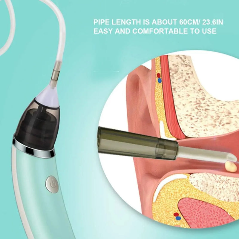 Aspirador Nasal Bebê Infantil Sugador Nasal Bebê Prism Crush Blue
