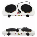 Estufa Electrica Premium 2 Puestos Blanco