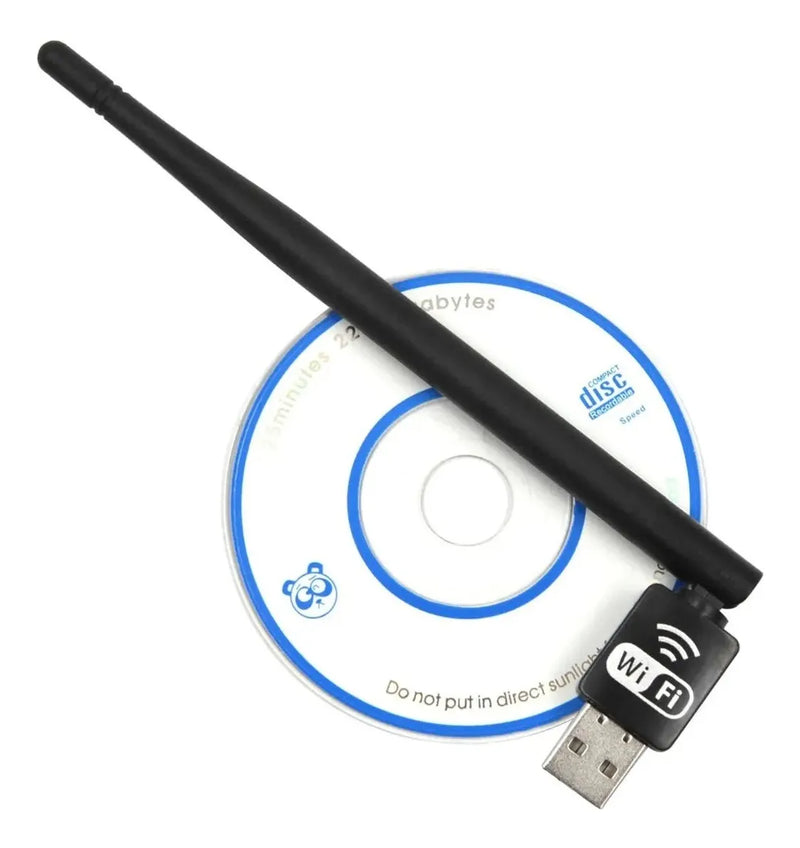 Adaptador Receptor Wifi Usb Inalambrico 1200 Mbps Con Antena