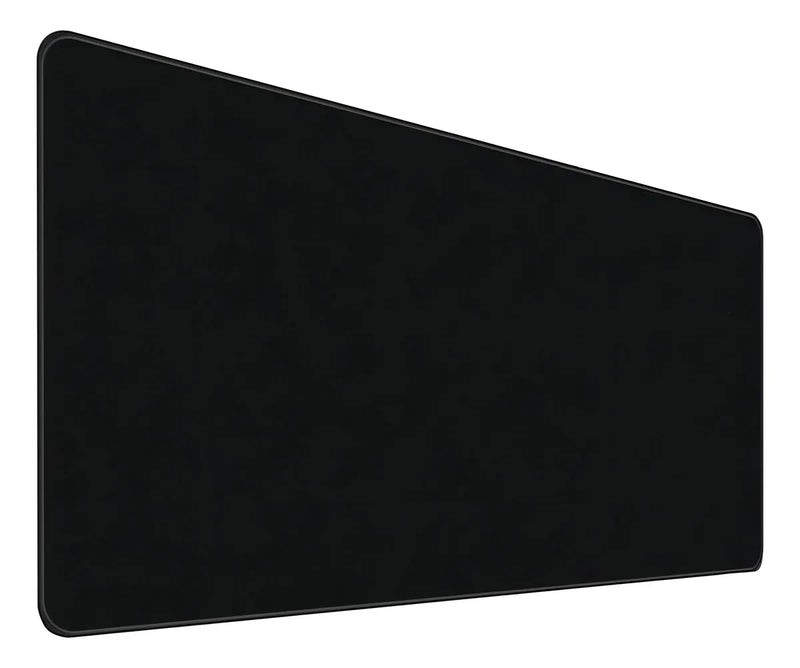 Mouse Pad Gamer Xl Para Pc Antideslizante Alfombrilla Cosida Negro Con Rojo Liso