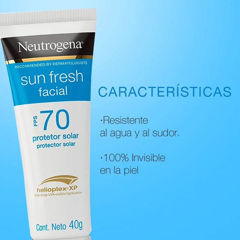 Protector Solar Facial Sunfresh Fps 70 - Neutrogena