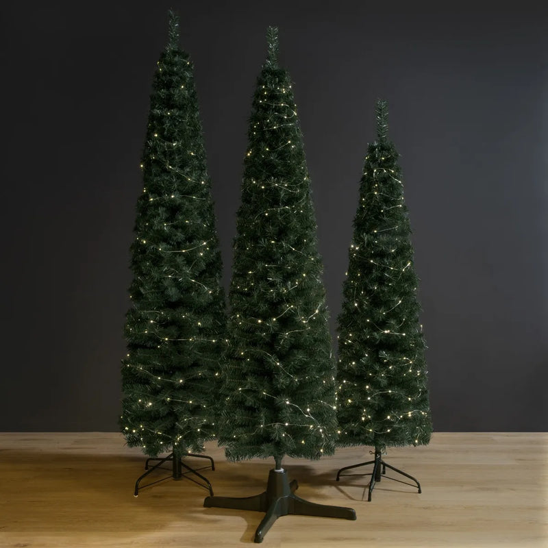 Pino Navideño Vermont 2.00m Para Decoración Muñecos Luces Verde