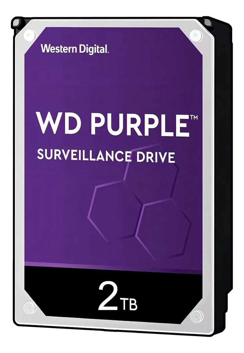Disco duro interno Western Digital WD Purple WD20PURZ 2TB púrpura