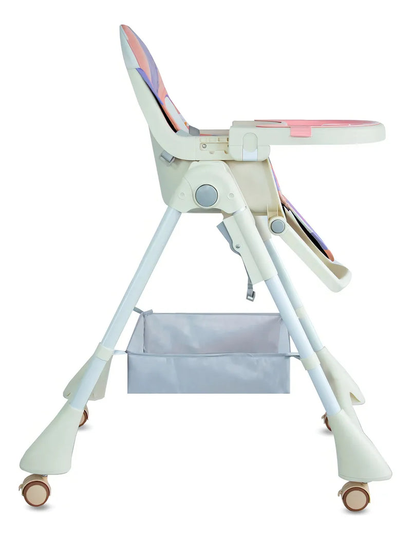 Silla Comedor Bebé colchada Ajustable En Altura 6 Posiciones Portatil Bebesit Aquarella