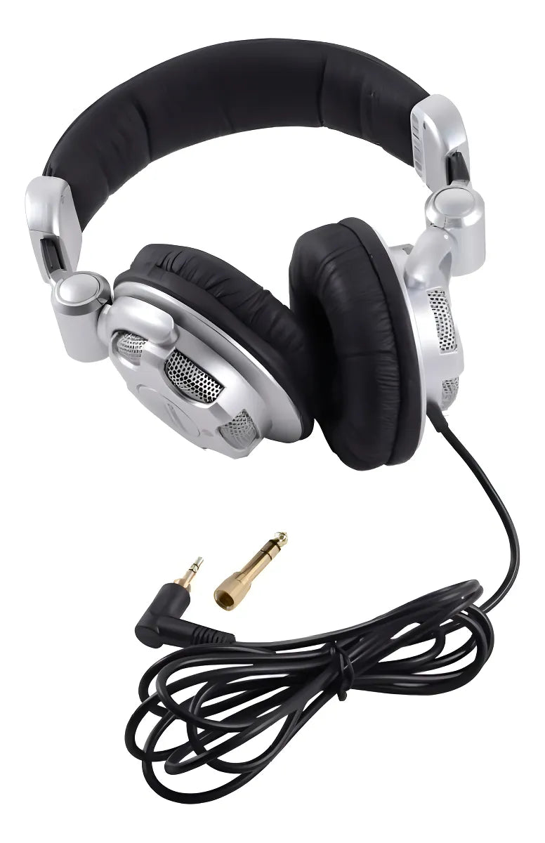 Fone de ouvido over-ear Behringer HPX2000 plateado e negro