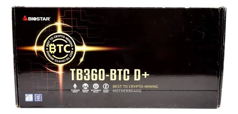Placa Motherboard Biostar Tb360-btc D+ Lga1151 Criptomonedas Negro