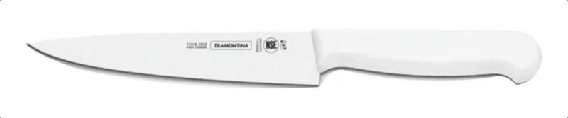 Set X3 Cuchillos 6 PuLG. Tramontina Chef Master Profesional Color Blanco, Rojo y Amarillo