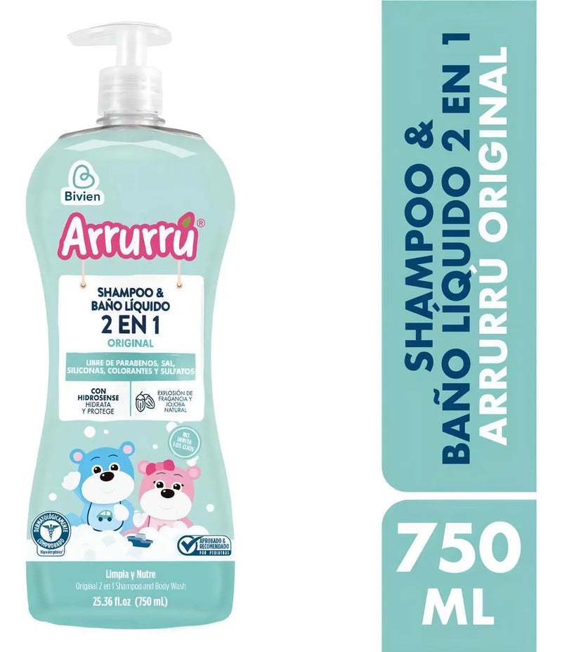Shampoo & Baño Líquido Arrurrú - mL a $36
