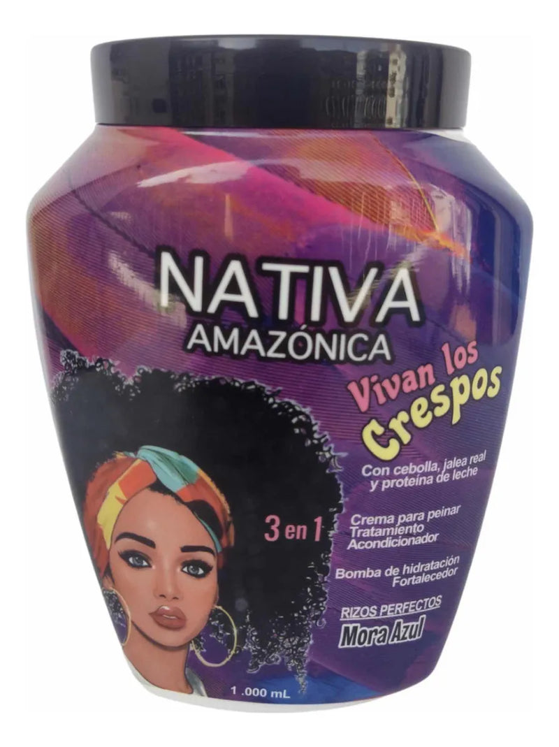 Kit Shampoo Y Tratamiento Vivan Los Crespos X 1000 Ml