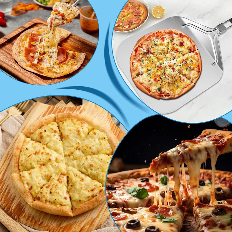 Zc Cáscara De Pizza De Metal De Aluminio Paleta De Pizza De