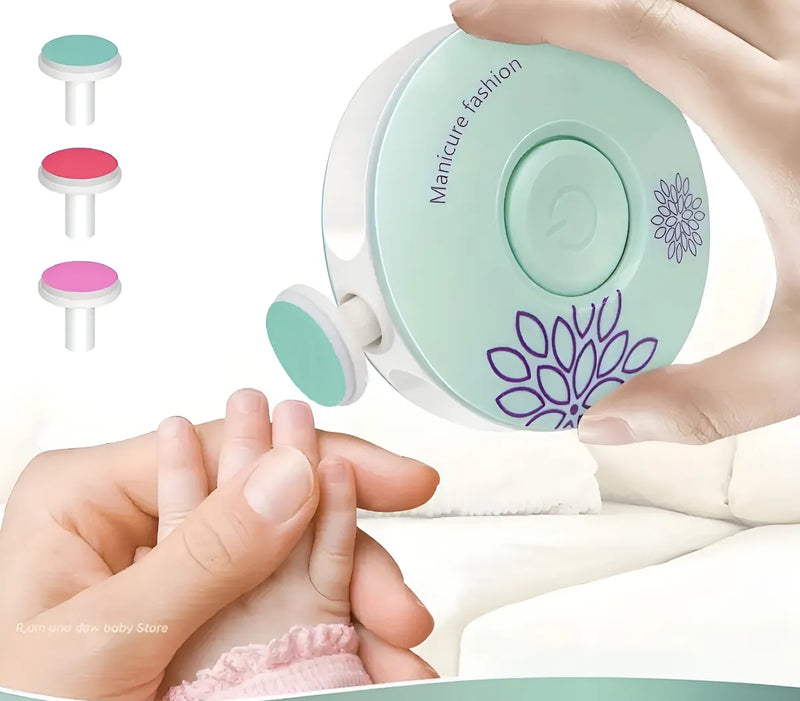 Lima Electrica Bebe Cortauñas Suave Y Segura Cuidado Infanti Agua
