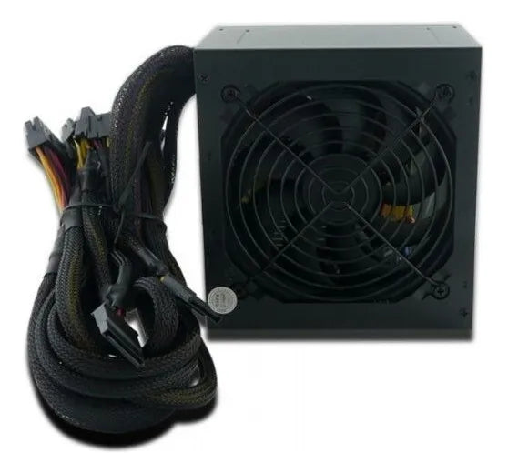Uf-550w Fuente De Poder Bronze 80 Plus 550w Reales Iconnex Negro