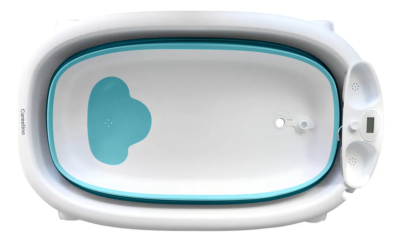 Bañera Para Bebe Carestino Hawaii Aguamarina Con Soporte