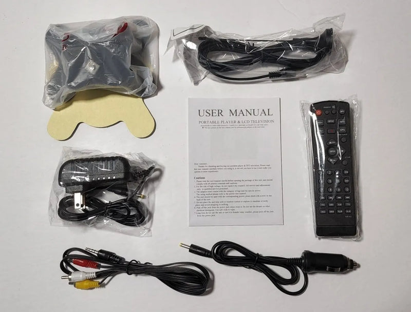 Tv Digital Lcd Portatil 9 Pul. Tdt Bat. Recarg - Av In - Usb