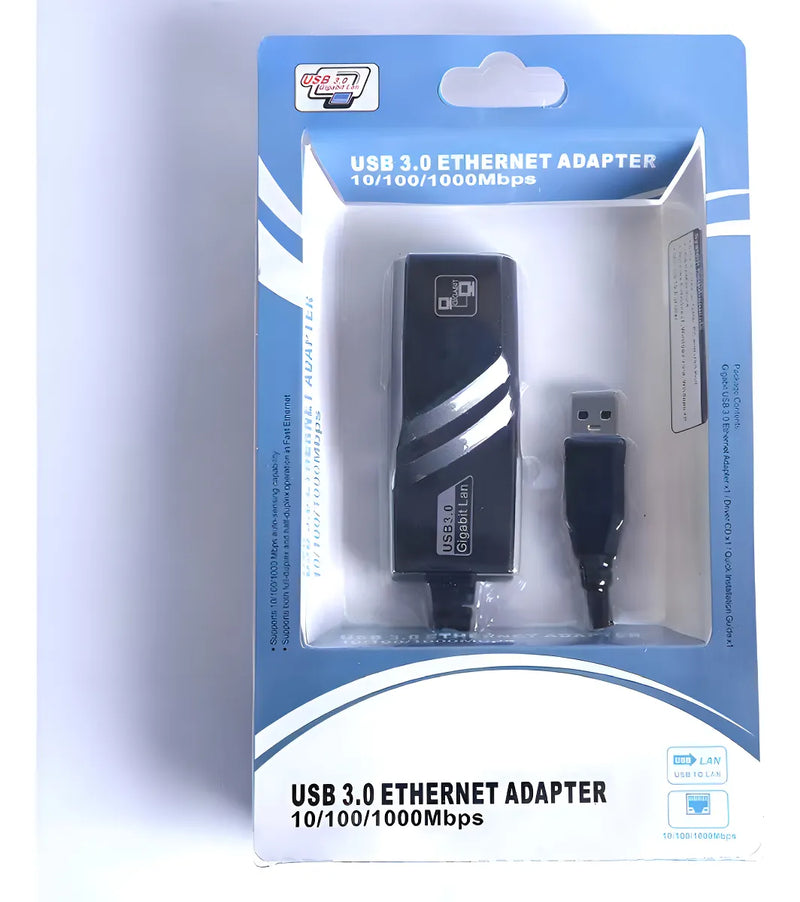 Adaptador Rj45 Usb 3.0 Gigabit Ethernet 10/100mbps
