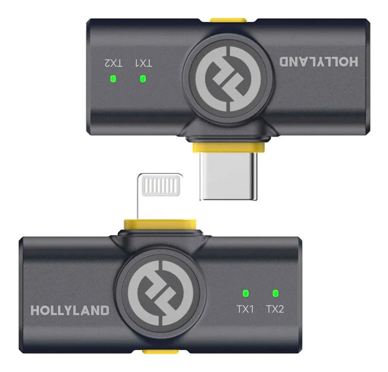 Micrófonos Inalámbricos Hollyland Lark M2 Duo Combo Negro