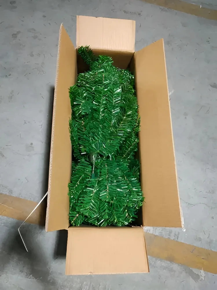 Arbol Pino De Navidad Verde 210cm Hoja Puntiaguda Artificial