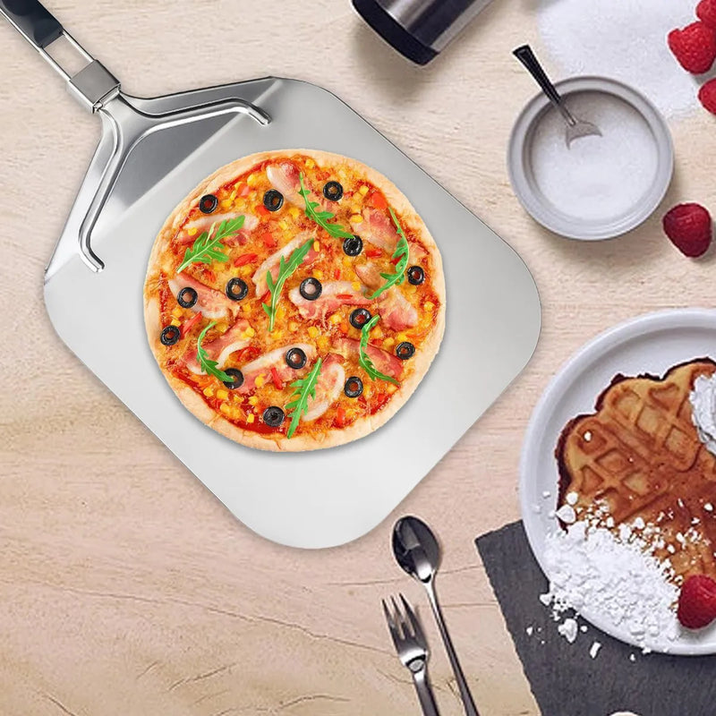 Zc Cáscara De Pizza De Metal De Aluminio Paleta De Pizza De