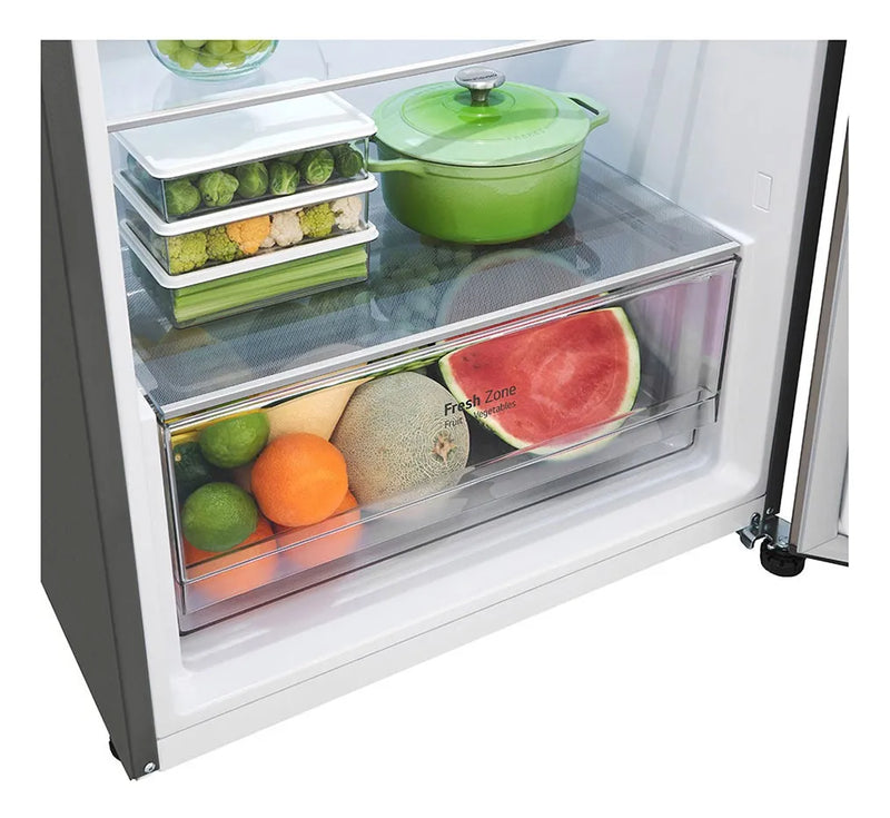 Nevera LG Top Freezer Doorcooling Thinq 264 Lt Plateado Color Gris 110/220V