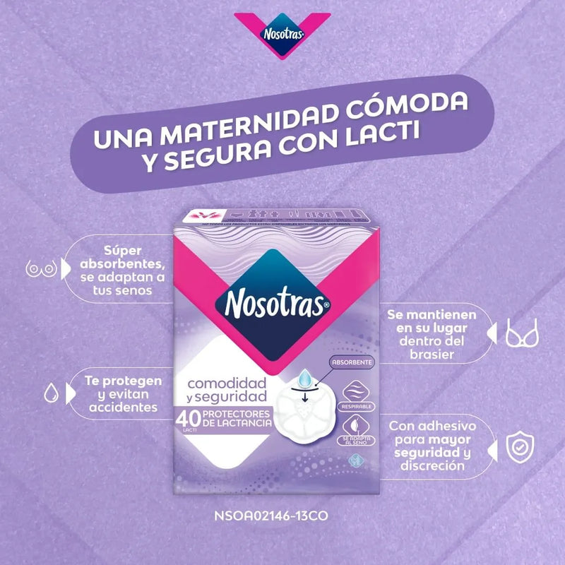 Protectores Lactinosotras 80und Blanco