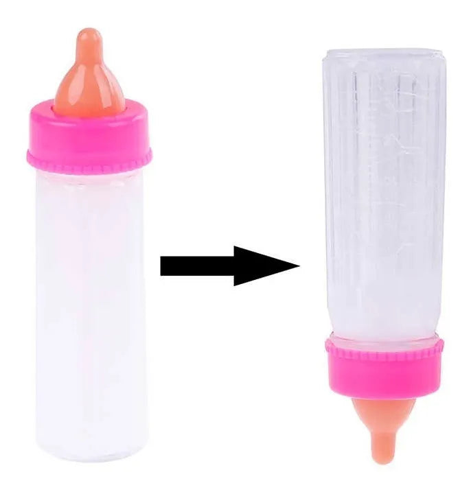 Juguete Biberon Magico 2 En 1 Leche Desaparece Bibi Muñeca Color 2 en 1 (Rosa y Azul)