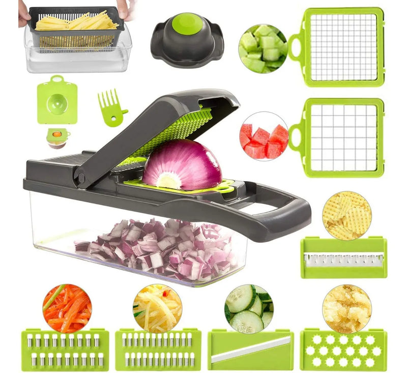 Mandolina Picatodo Multifuncional Para Verduras Y Frutas