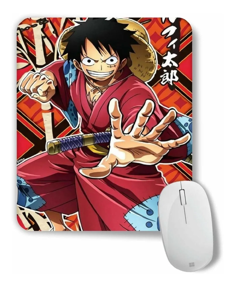 Pad Mouse One Piece Monkey D Luffy Anime Manga Negro