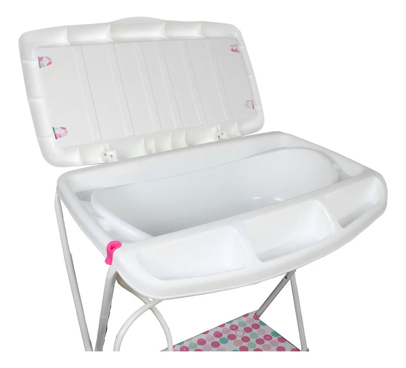 Bañera Tina Bebe con Cambiador Bebesit Gaviota niñas