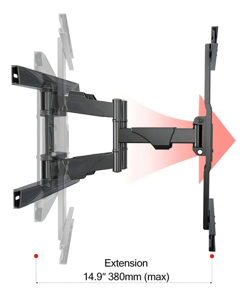 Soporte TV articulado 45 a 75 Md-p6 Color Negro