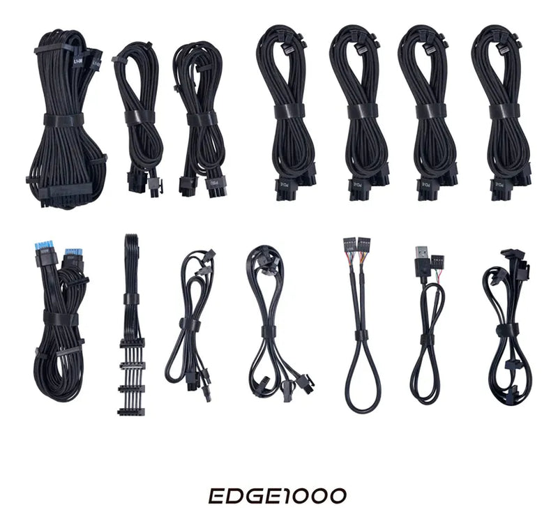 Fuente De Poder Lian Li Edge 1000w 80 Plus Platino Black Negro