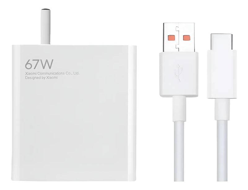 Cargador Celular Tipo C 67w Cable Carga Rápida Usb Teléfono