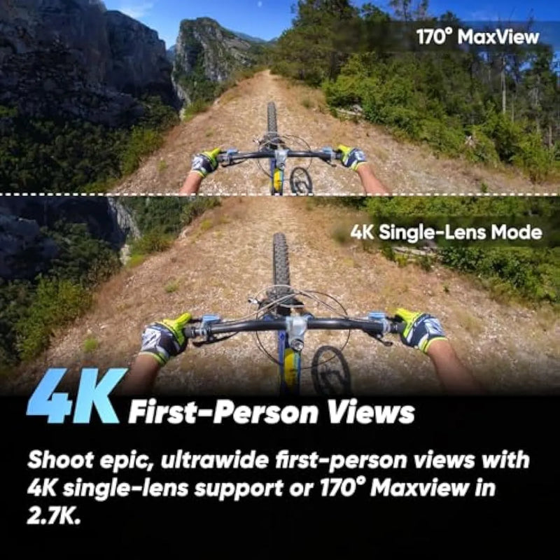 X3 Kit De Palo Selfie Cámara De Acción 360 Video Hdr Activo