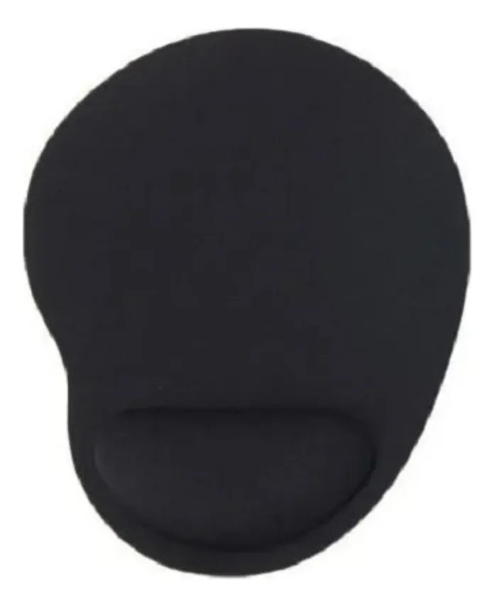 Mousepad Negro Con Soporte En Gel Ergonómico Antideslizantes