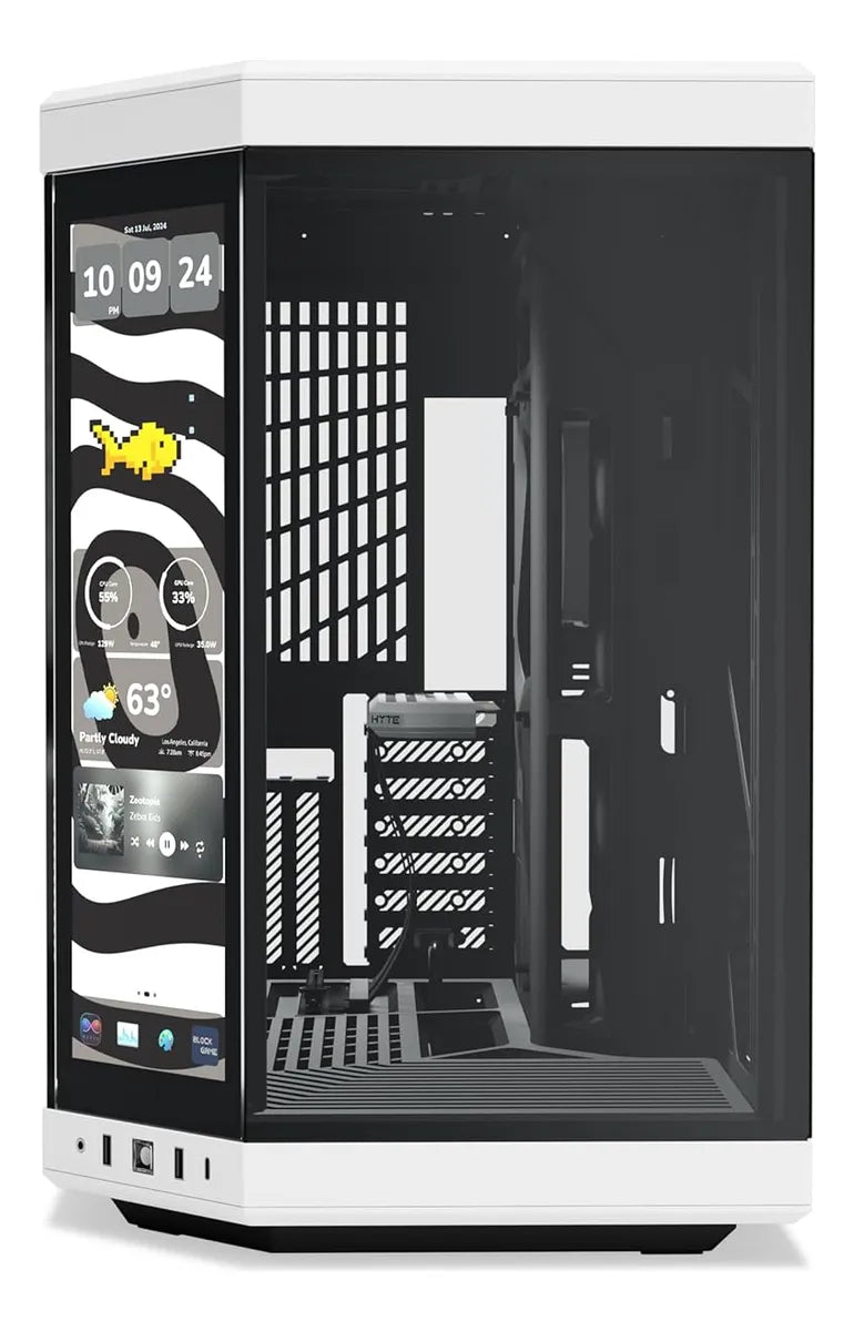 Estuche Atx Hyte Y70 Touch Panda - Pantalla Tactil 2.5k