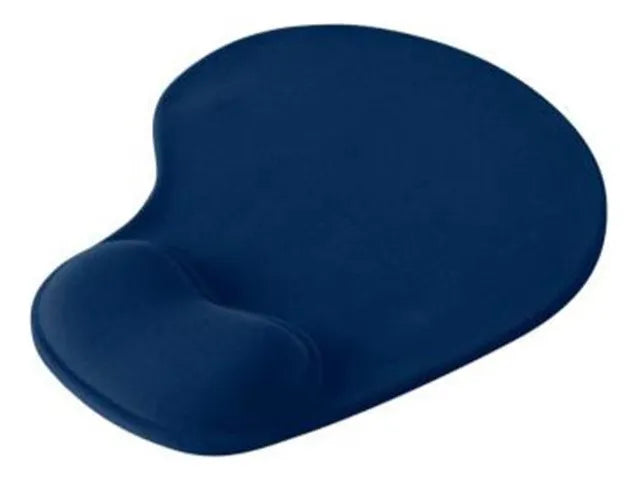Mouse Pad Ergonómico Con Apoyo De Muñeca En Gel Azul Oscuro