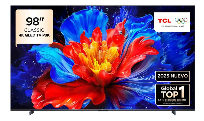 Tv Tcl 98 248.9 Cm 98p8k 4k-uhd Qled Smart Tv Google