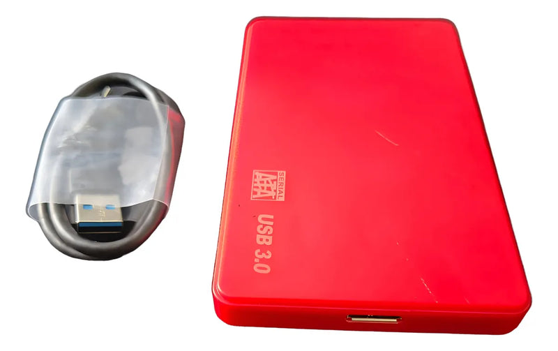 Disco Duro Externo De 500gb Rojo