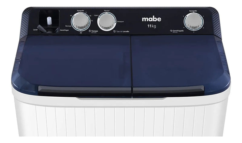 Lavadora Semiautomática Mabe 11kg Blanca Lmd1123hbab0 Blanco