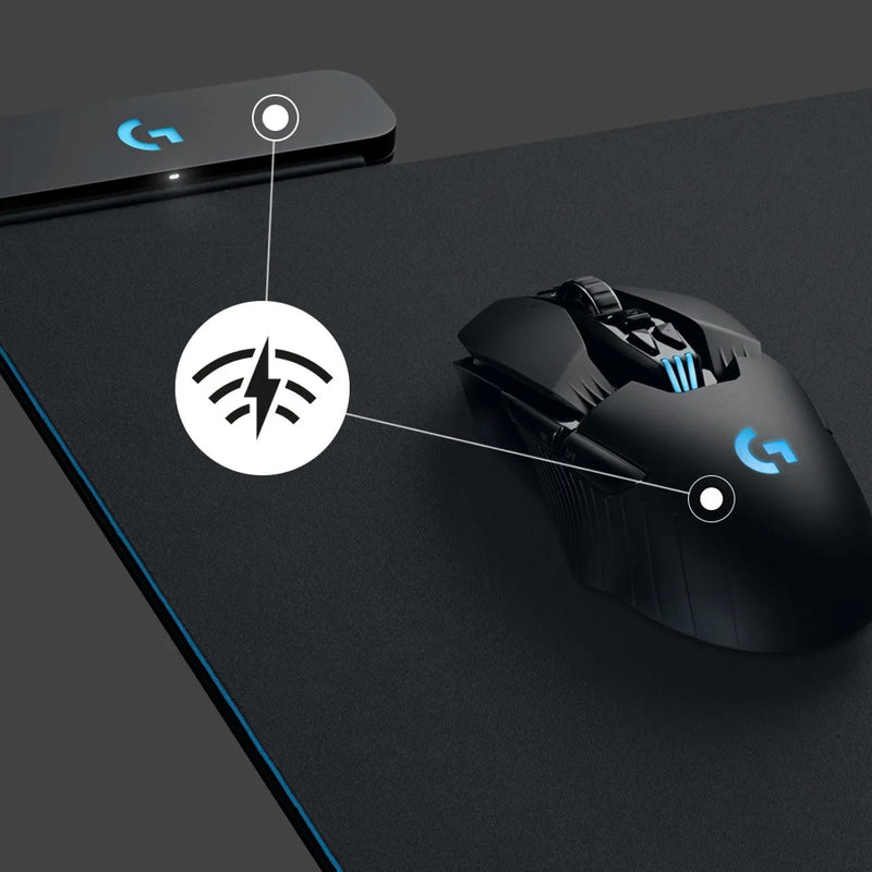 Pad Mouse Logitech Powerplay / Sistema De Carga Inalámbrica Black