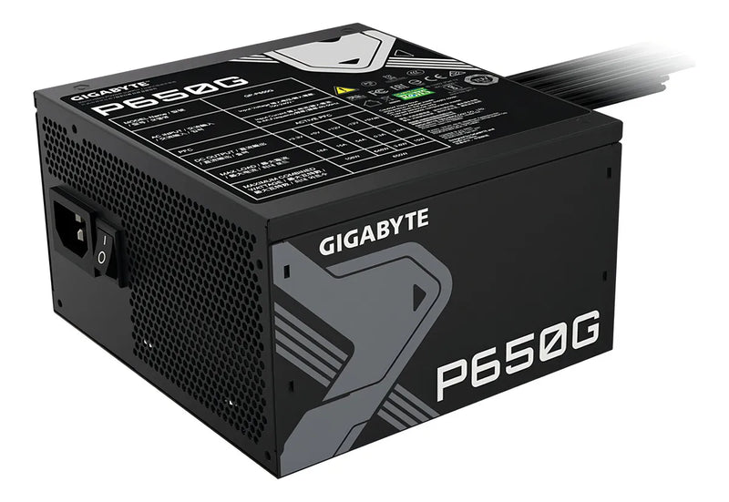 Fuente De Poder Para Pc Gigabyte Gp-p650g 650w 80p Gold Negro