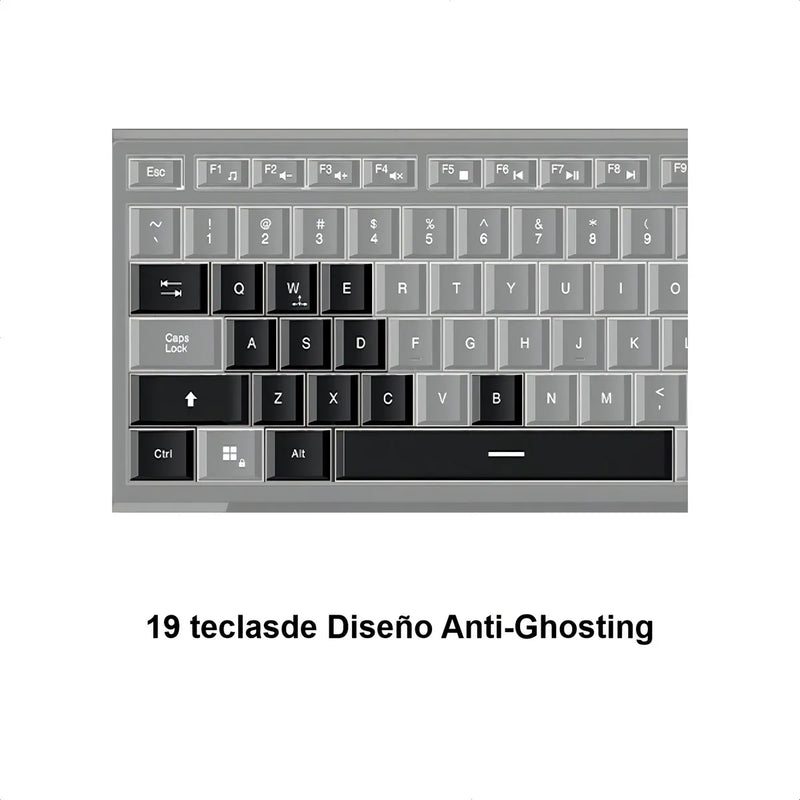Teclado Con Cable Genius Slimstar 820 Iluminado Usb Teclado Negro Idioma Español España