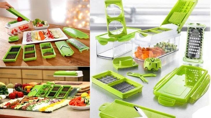 Cortador de verduras y verduras Nicer Dicer Plus
