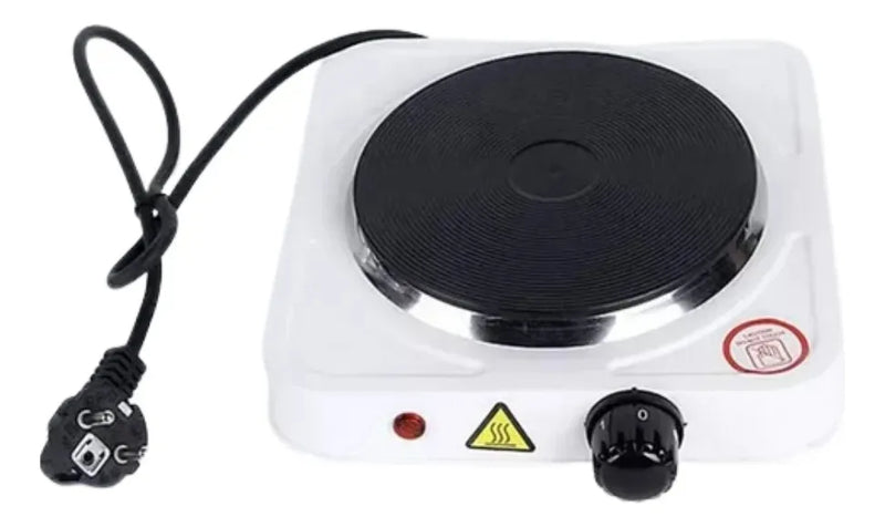 Estufa Portatil Electrica 1 Puesto Premium Blanco