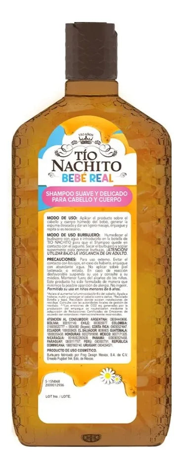 Shampoo Tio Nachito 400 Ml Bebe