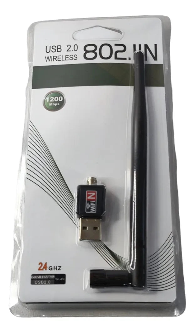 Adaptador Usb 2.0 Wifi Banda Inalambrica Antena 1200mbps Win