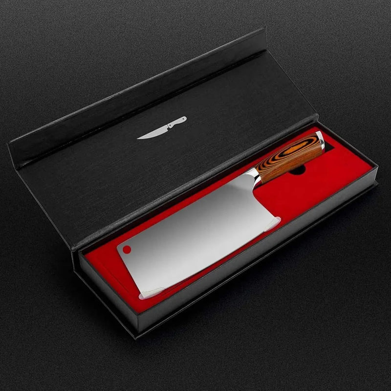Cuchillo Achuela Acero De 15 Cm Para Cortar Carne Negro