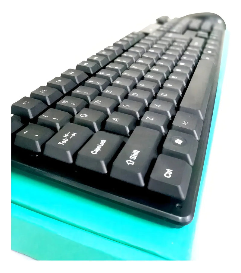 Combo Inalámbrico Teclado + Mouse Tj-808 Color Negro
