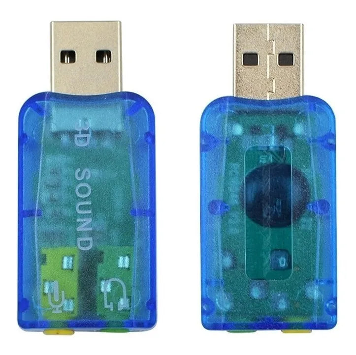 Tarjeta Sonido Externa 5.1 Virtual Pc O Portatil