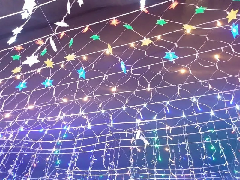 Luces Led Malla 200 Multi 2x1 Instalacion Navidad Navideña